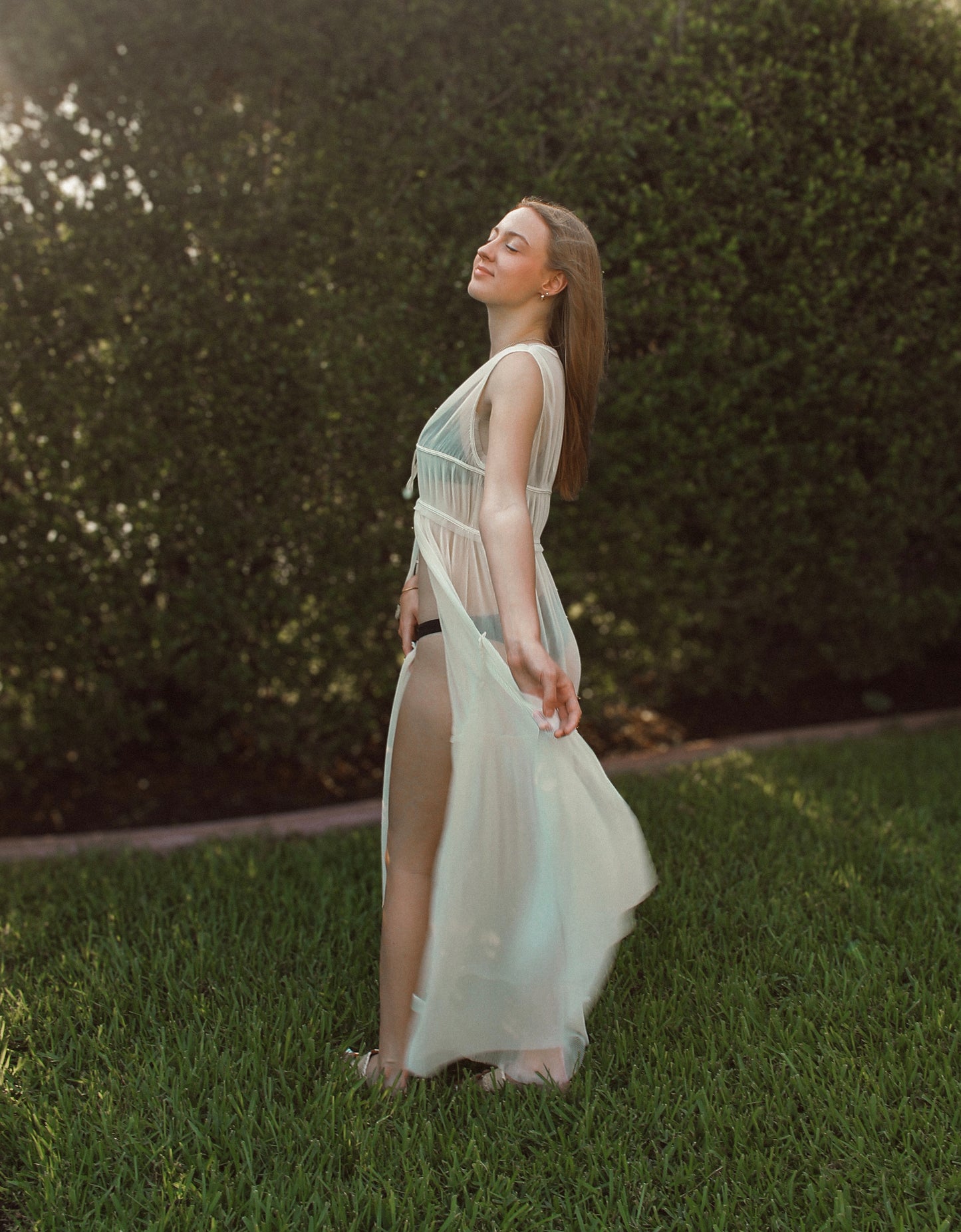 Tulle & Tassel Layering Top