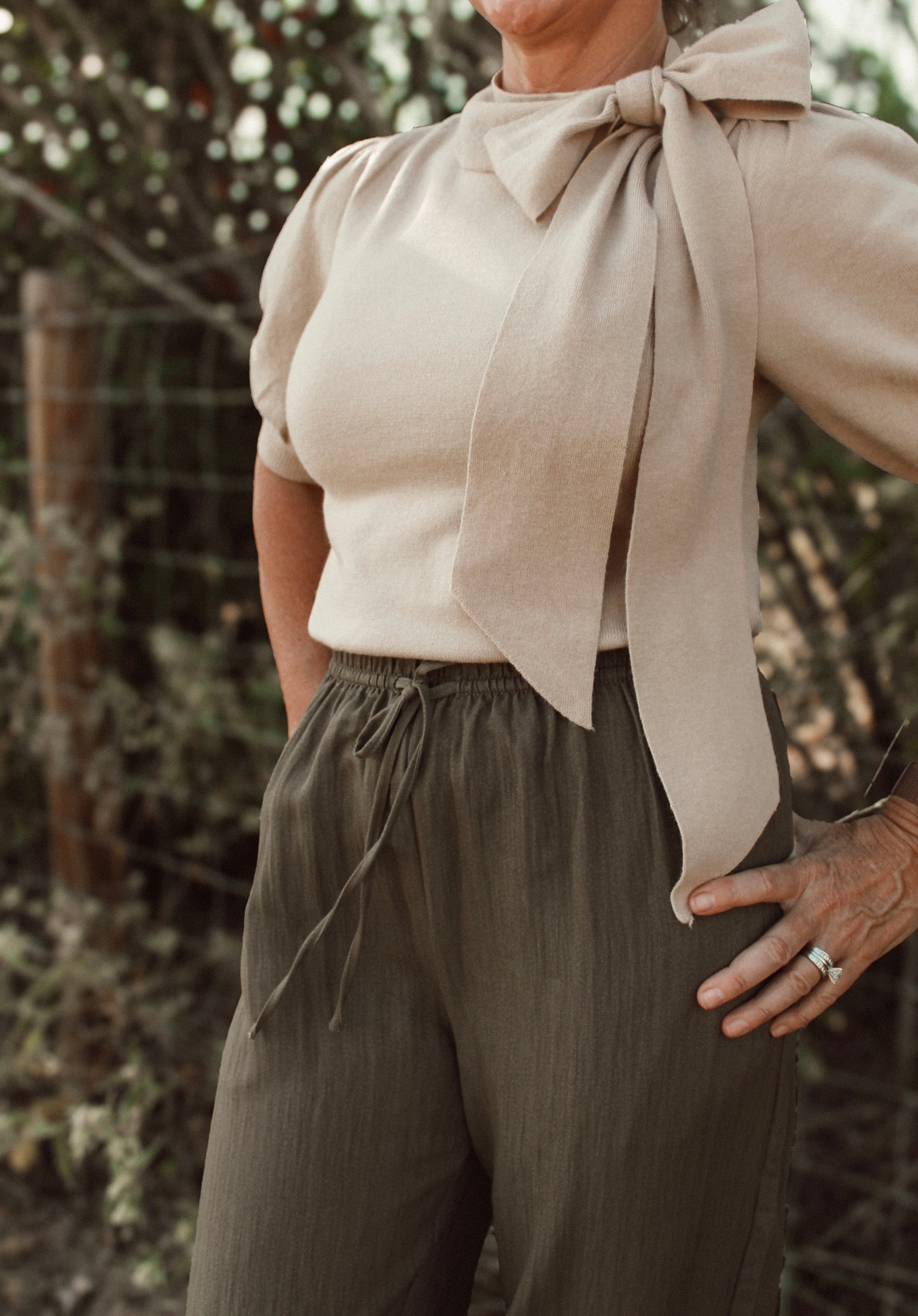 Camille Tie Sweater