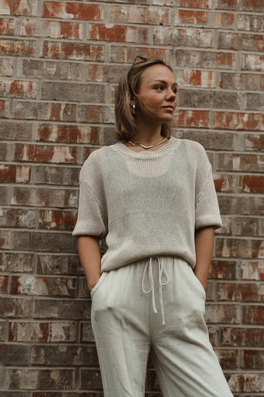 Oatmeal Knit Sweater