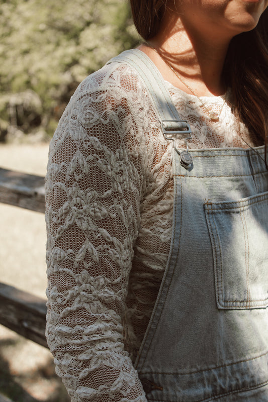 Ivory Lace Top