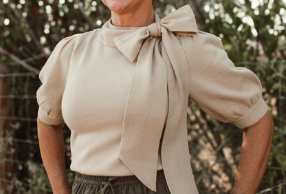 Camille Tie Sweater