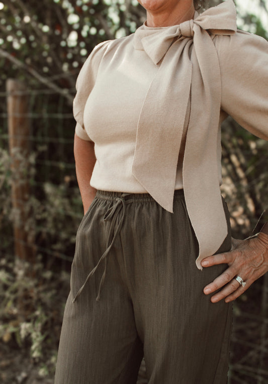 Camille Tie Sweater