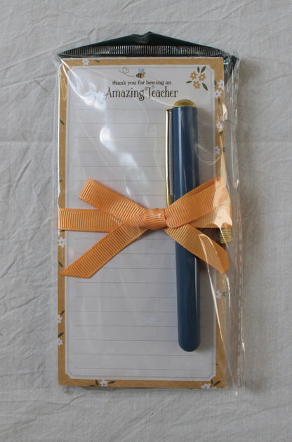 Amazing Teacher Notepad and Pen