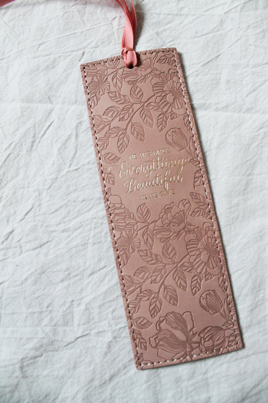 Pink Scripture Bookmark